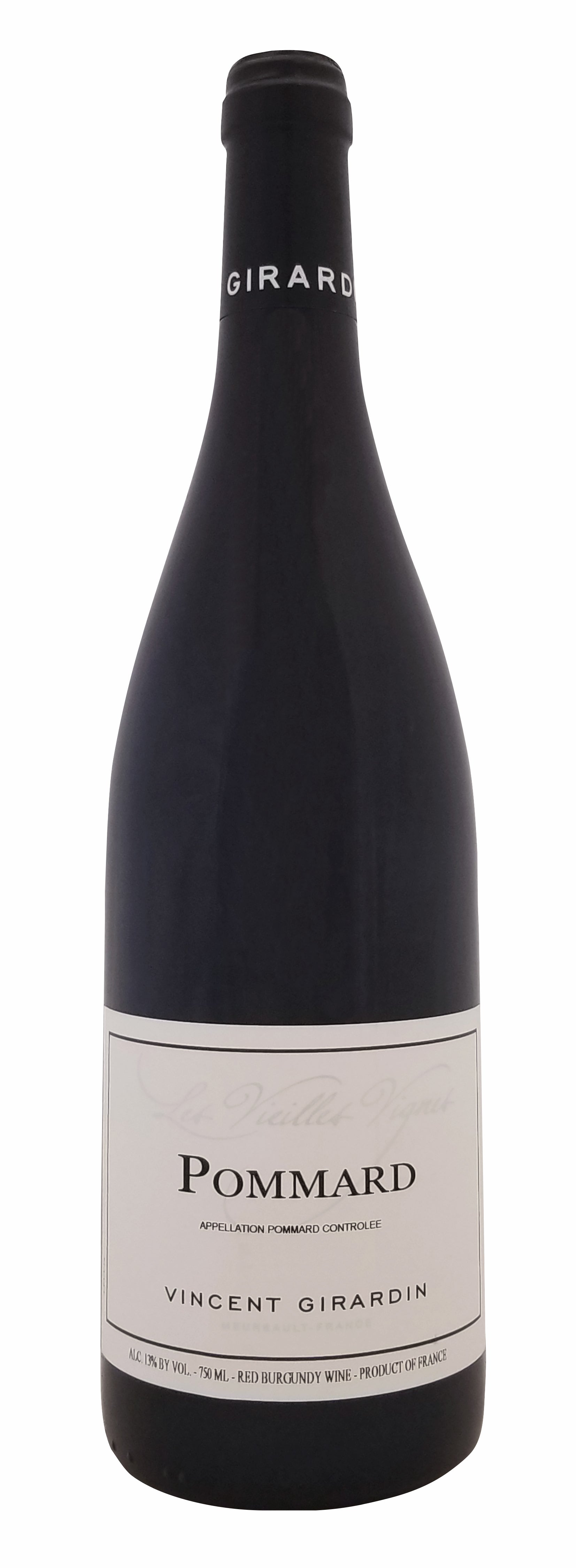 Vincent Girardin Pommard Les Vieilles Vignes 2017  Front Bottle Shot