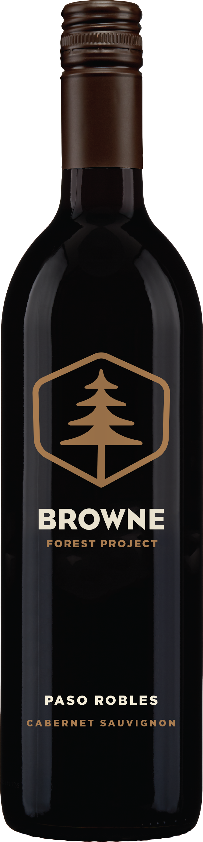 Browne Family Vineyards Forest Project Cabernet Sauvignon 2022  Front Bottle Shot