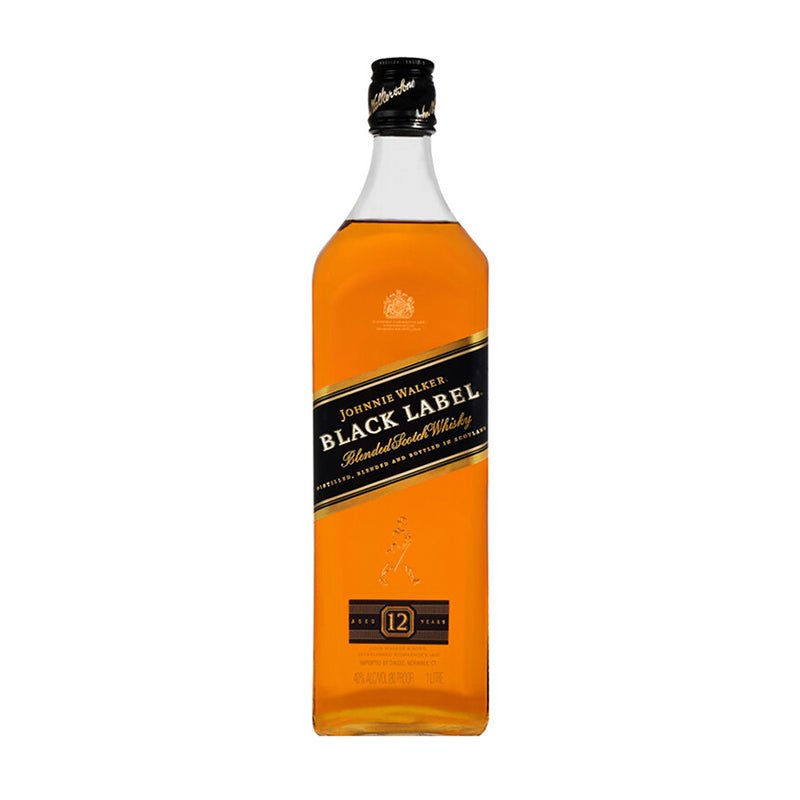 Johnnie Walker 12 Year Black Label Scotch 1L