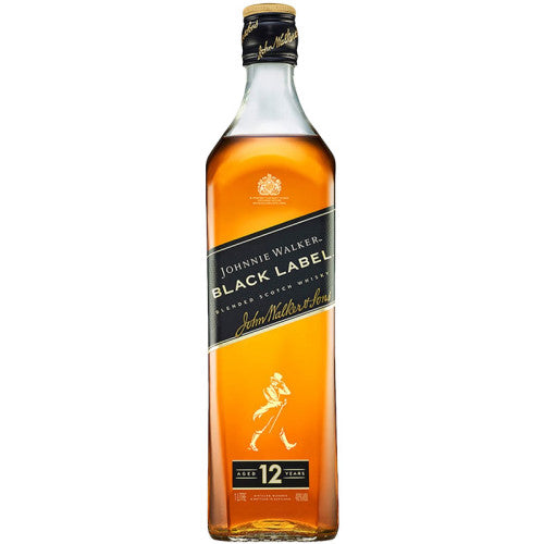 Johnnie Walker Black Label 12 Year Old Blended Scotch Whisky (1L)