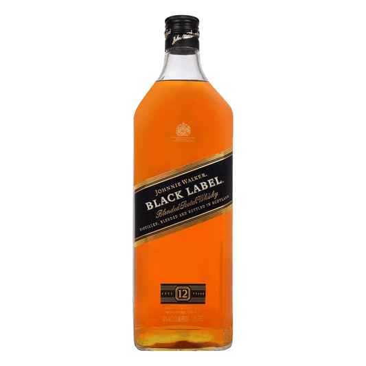 Johnnie Walker 12 Year Black Label Scotch 1.75L