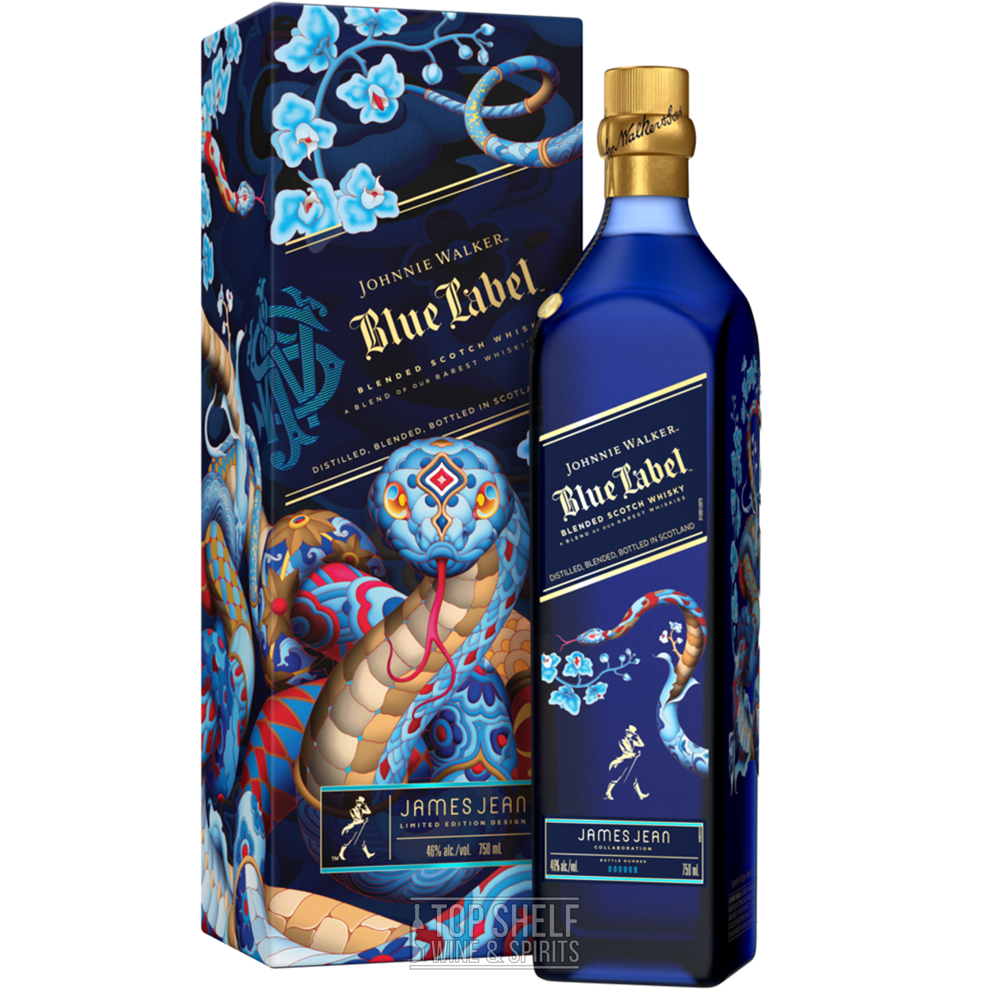 Johnnie Walker Year of the Snake Limited Edition Blue Label 2025 Scotch