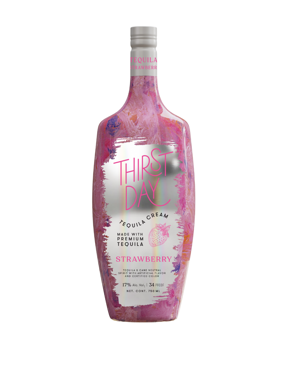 THIRSTDAY STRAWBERRY TEQUILA CREAM 750 ML
