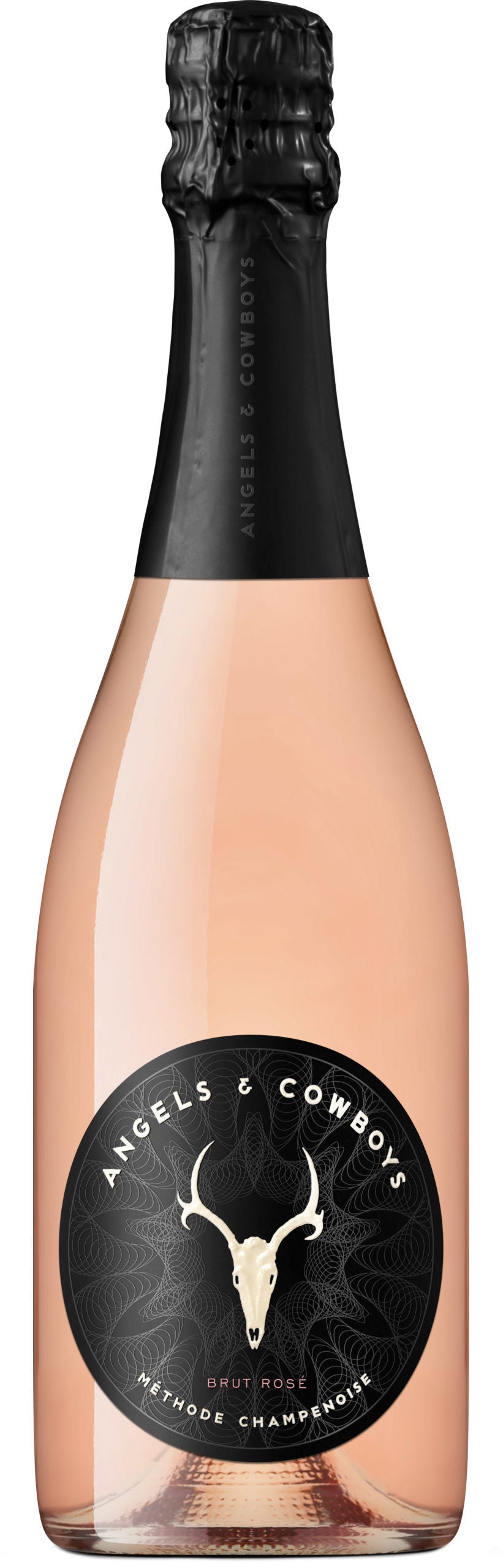 Angels & Cowboys Brut Rose  Front Bottle Shot