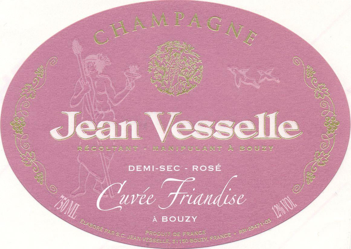 Jean Vesselle Cuvee Friandise Demi-Sec Rose (375ML half-bottle)