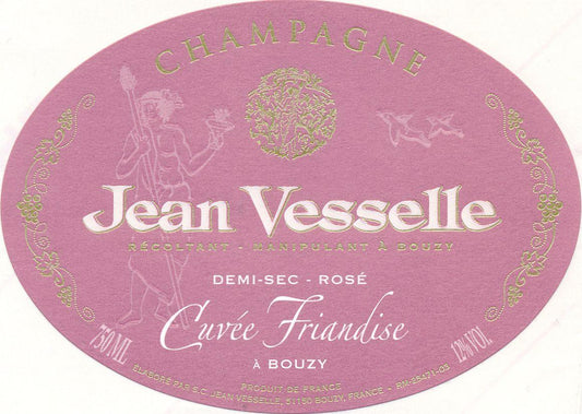 Jean Vesselle Cuvee Friandise Demi-Sec Rose (375ML half-bottle)