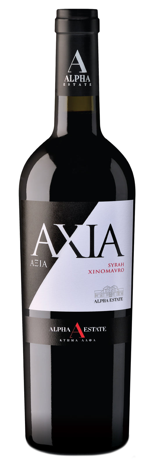 Alpha Estate Axia Syrah-Xinomavro 2021  Front Bottle Shot