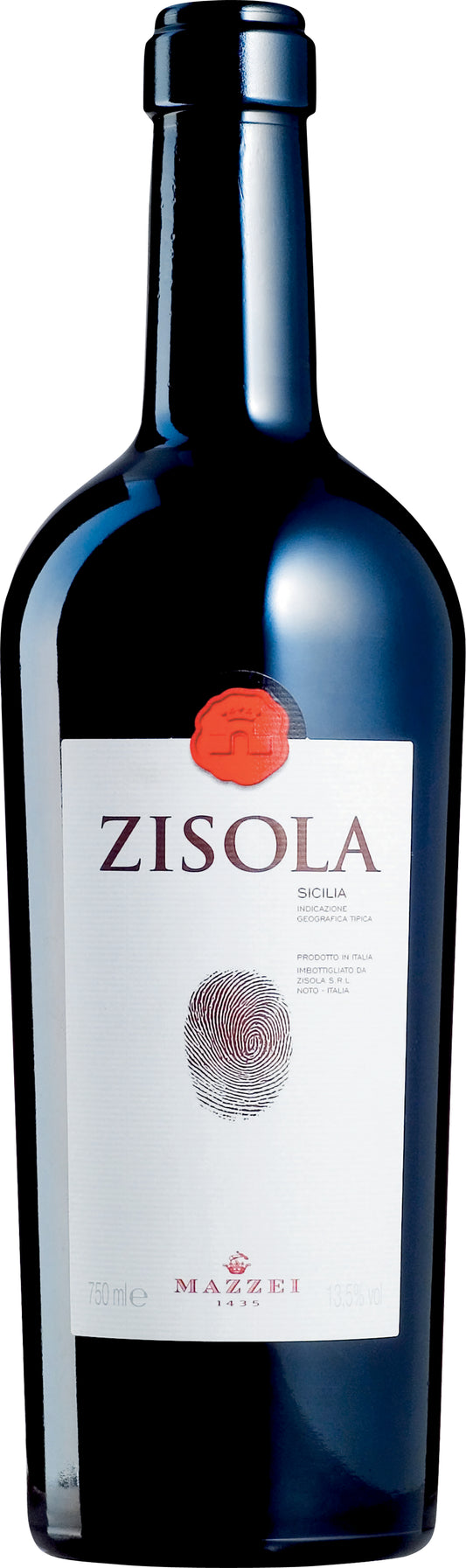 Zisola Noto Nero d'Avola 2018  Front Bottle Shot