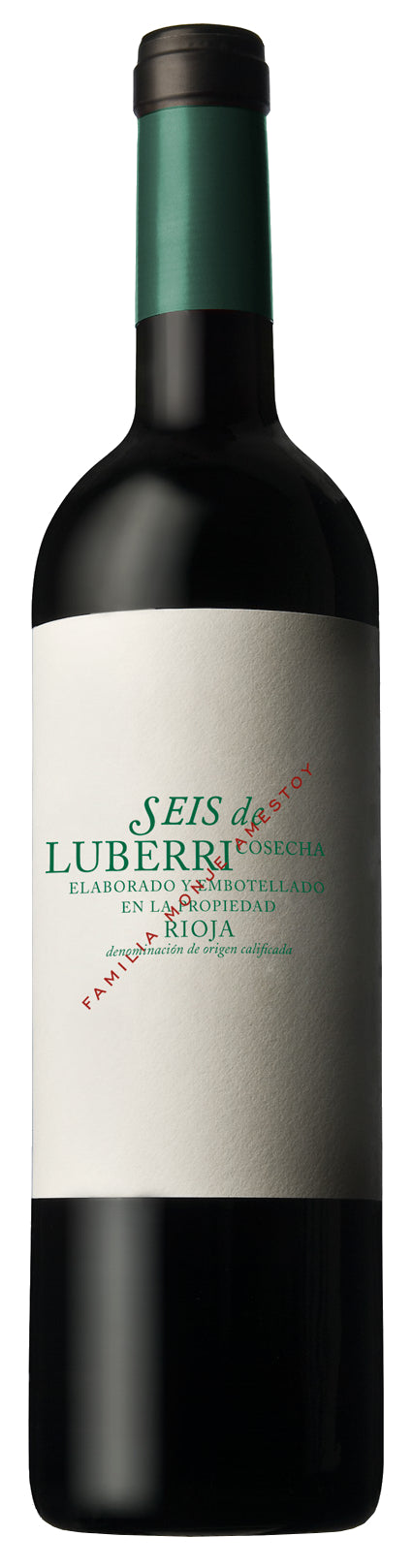 Luberri Seis de Luberri 2022  Front Bottle Shot