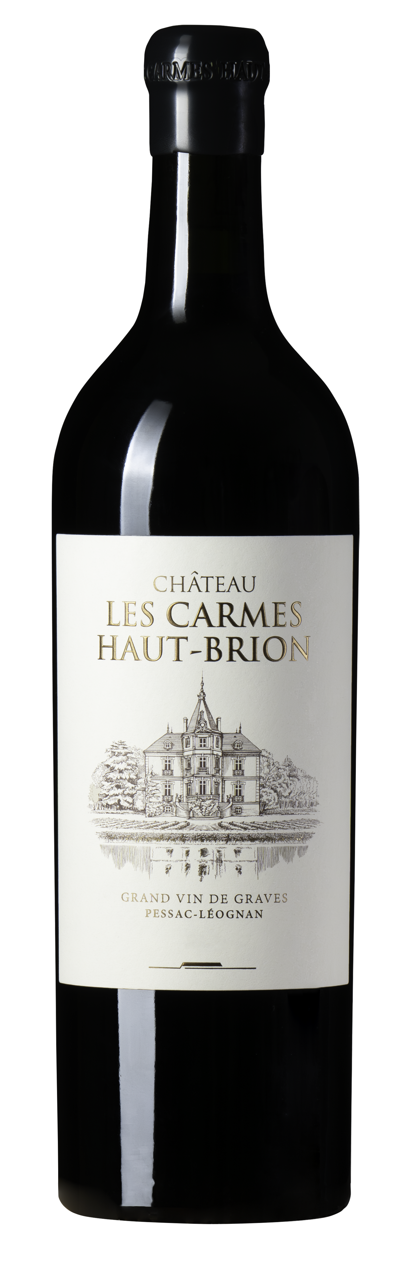 Chateau Les Carmes Haut-Brion  2021  Front Bottle Shot