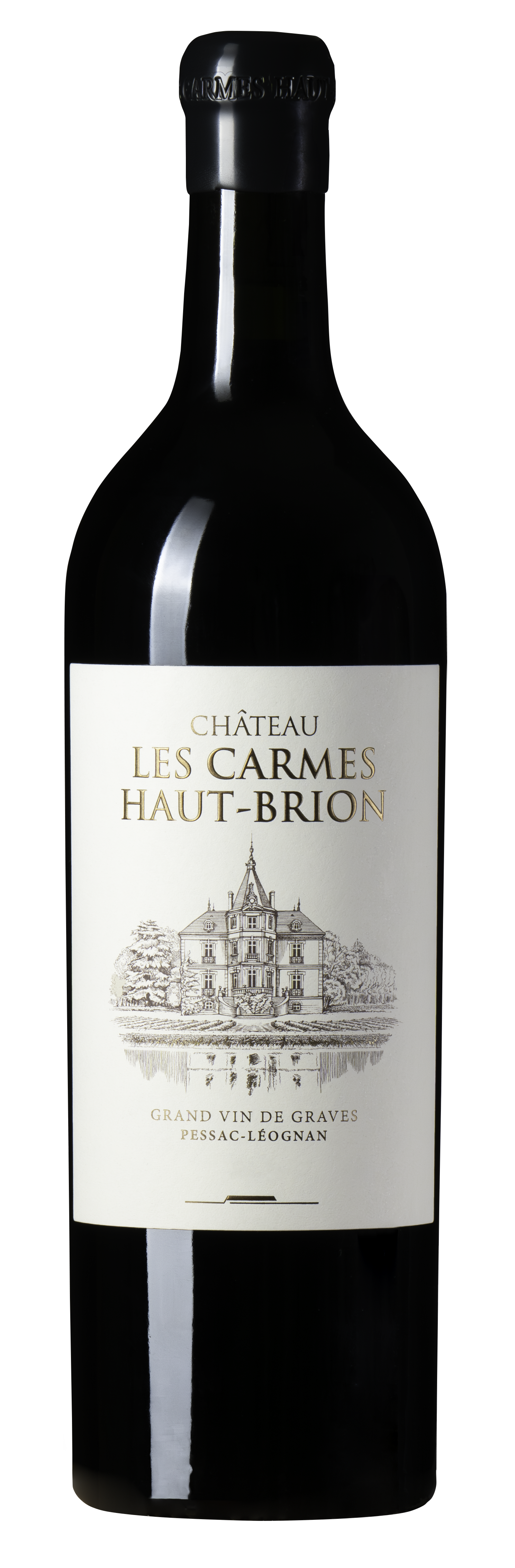 Chateau Les Carmes Haut-Brion  2021  Front Bottle Shot