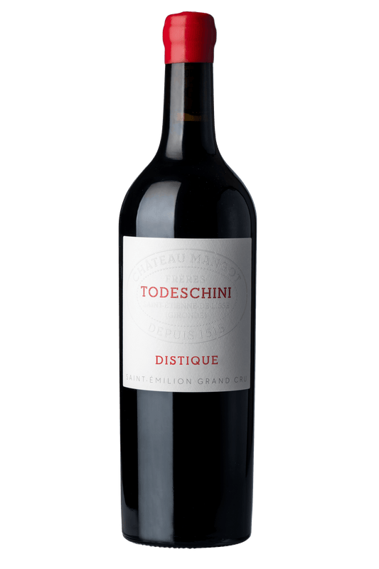 Chateau Mangot Todeschini Distique 11 2018  Front Bottle Shot