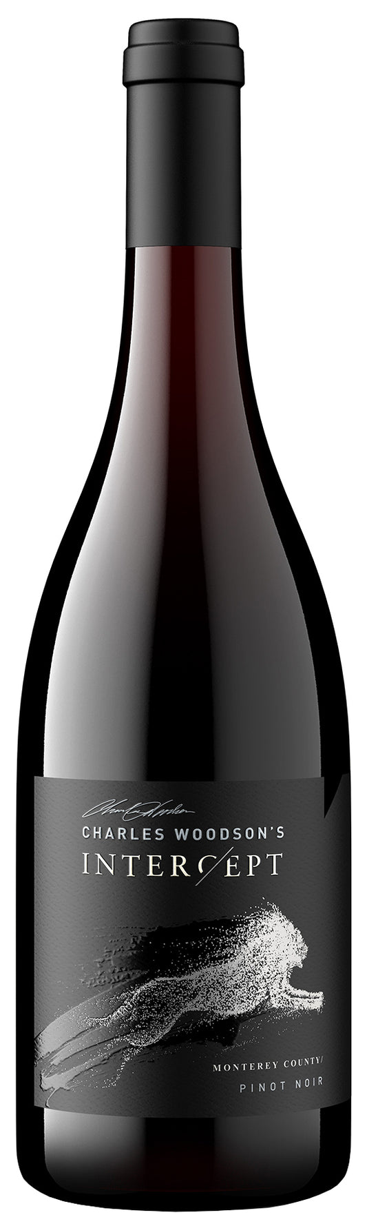 Charles Woodson's Intercept Pinot Noir 2021  Front Bottle Shot