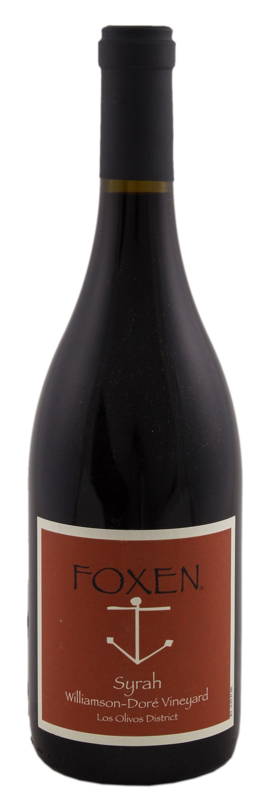 Foxen Williamson-Dore Vineyard Syrah 2020  Front Bottle Shot