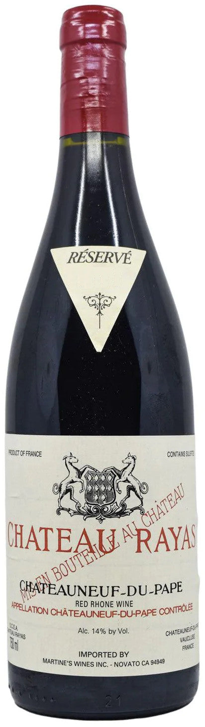 Chateau Rayas Chateaneuf-du-Pape Reserve 2005  Front Bottle Shot