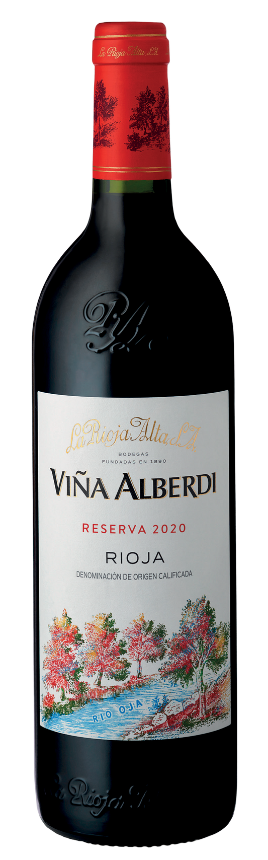 La Rioja Alta Vina Alberdi Reserva Tinto 2020  Front Bottle Shot