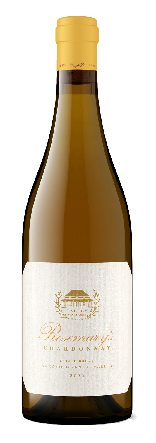 Talley Rosemary's Vineyard Chardonnay 2022  Front Bottle Shot