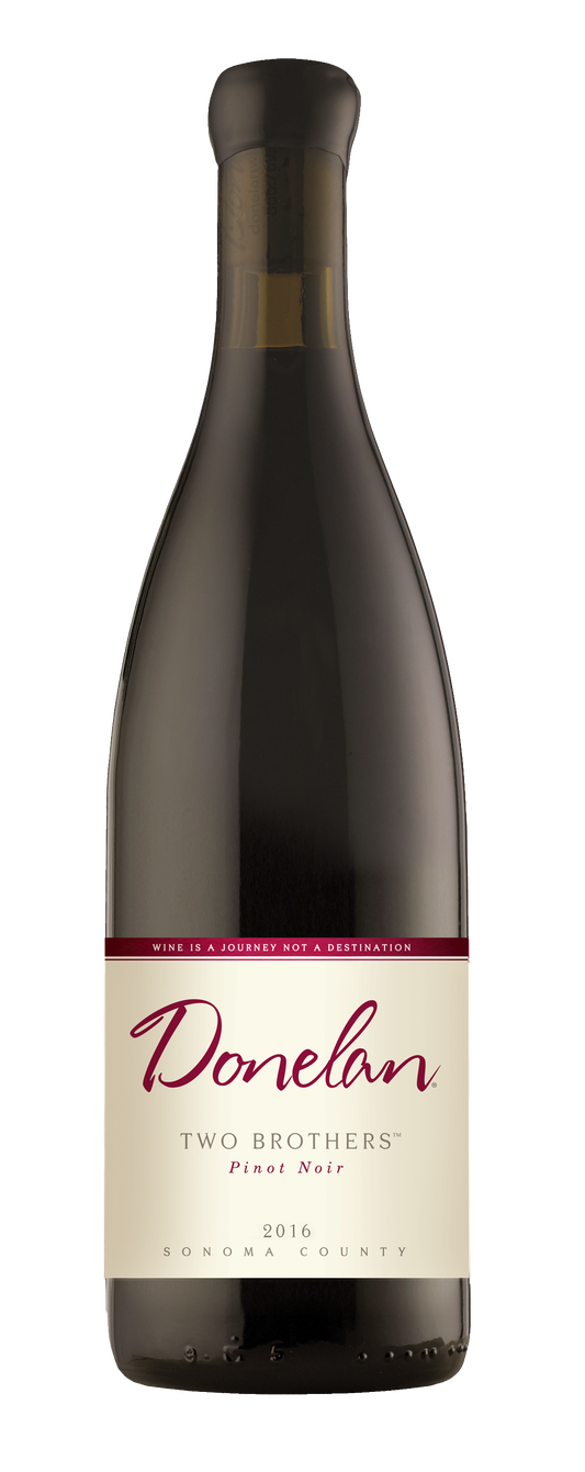 Donelan Two Brothers Pinot Noir 2016  Front Bottle Shot