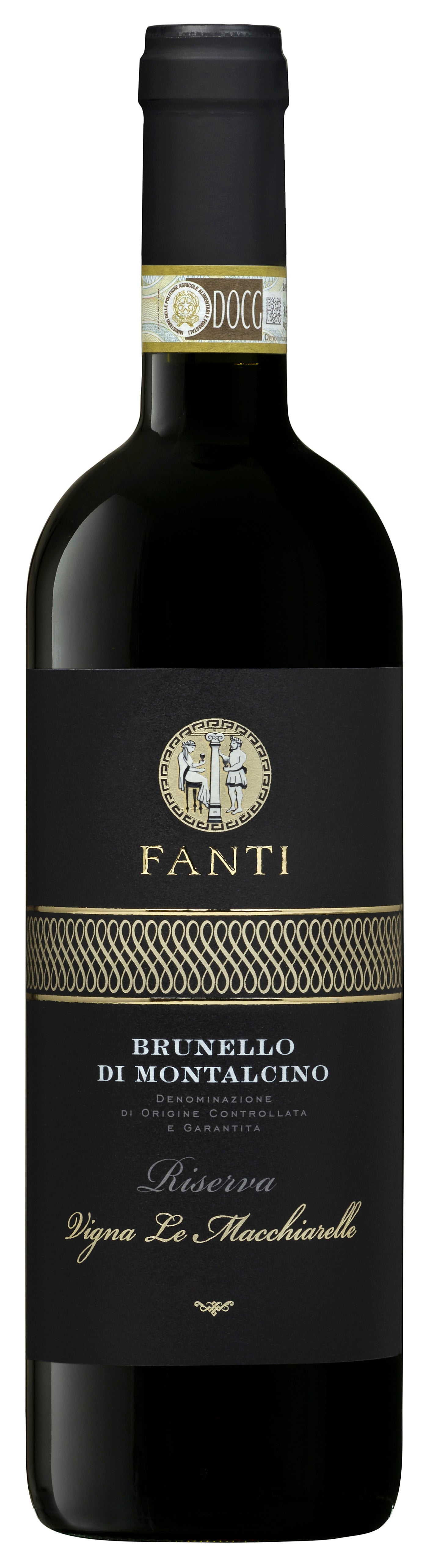Fanti Vigne le Macchiarelle Brunello di Montalcino Riserva 2019  Front Bottle Shot