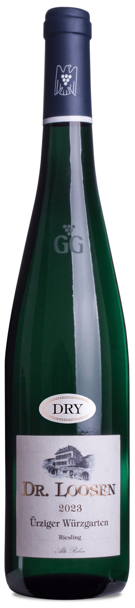 Dr. Loosen Urziger Wurzgarten Alte Reben Riesling Grosses Gewachs 2023  Front Bottle Shot