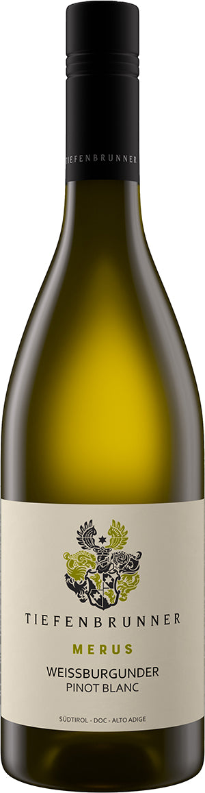 Tiefenbrunner Merus Pinot Bianco 2023  Front Bottle Shot