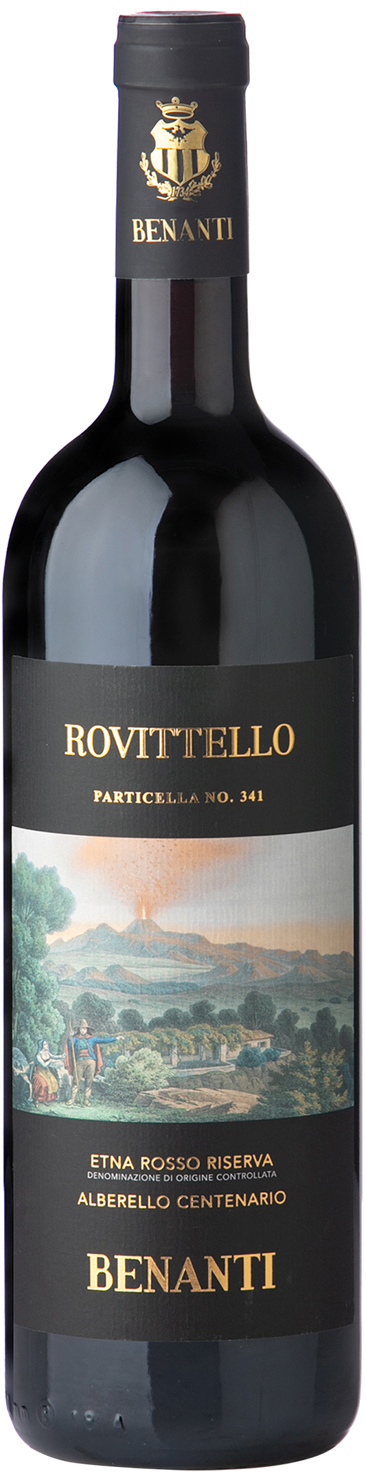 Benanti Rovittello Etna Rosso 2016  Front Bottle Shot