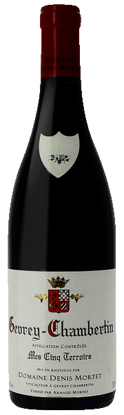 Denis Mortet Gevrey-Chambertin Mes Cinq Terroirs 2021  Front Bottle Shot