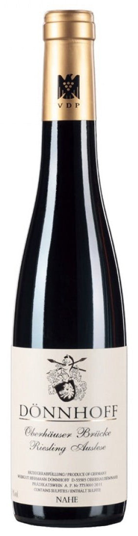Donnhoff Oberhauser Brucke Riesling Auslese Goldkapsel 2023  Front Bottle Shot