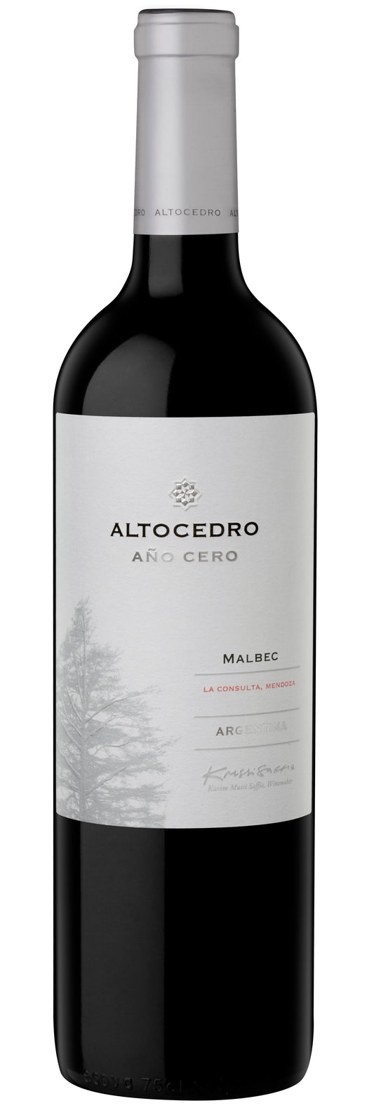 Altocedro Ano Cero Malbec 2022  Front Bottle Shot