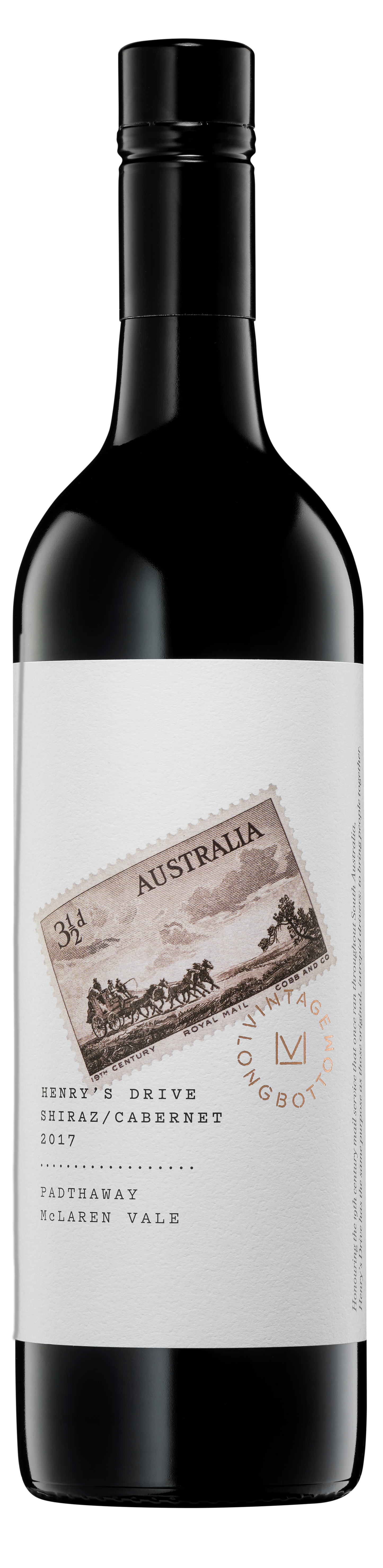 Henry's Drive Shiraz-Cabernet 2019  Front Bottle Shot