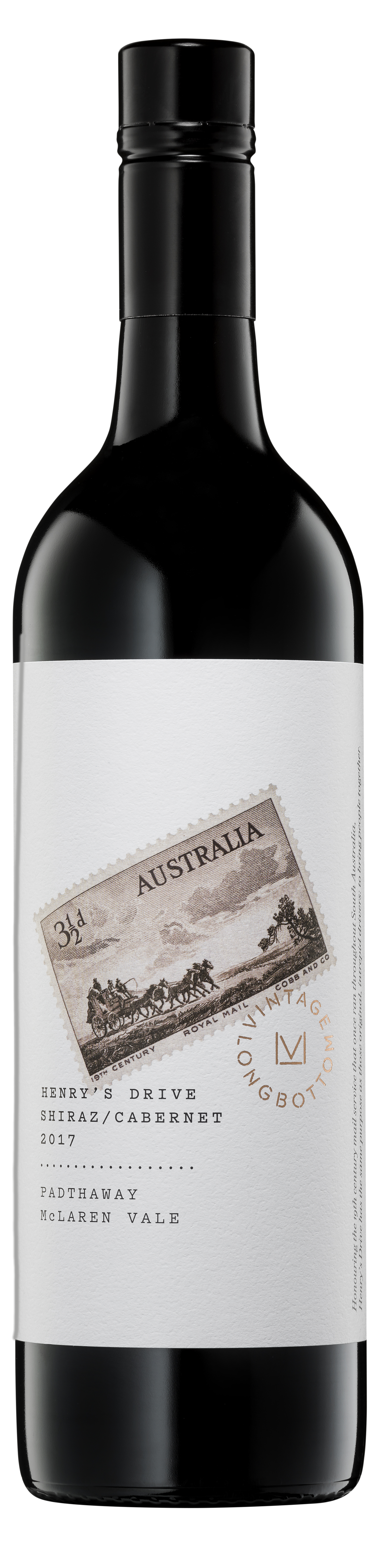 Henry's Drive Shiraz-Cabernet 2019  Front Bottle Shot