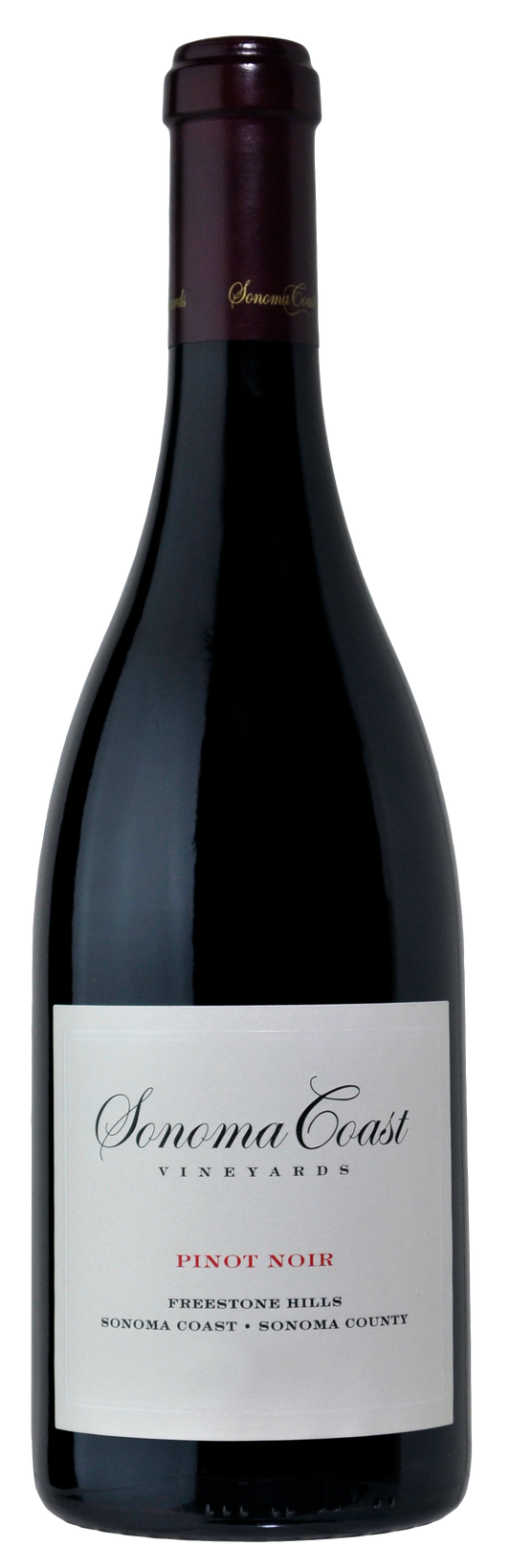 Sonoma Coast Vineyards Freestone Hills Pinot Noir 2019  Front Bottle Shot