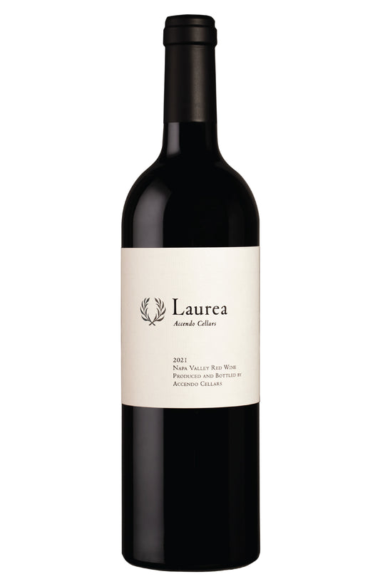 Accendo Cellars Laurea Red Wine 2021  Front Bottle Shot