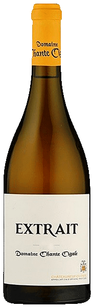 Domaine Chante Cigale Chateauneuf-du-Pape Extrait Blanc 2018  Front Bottle Shot