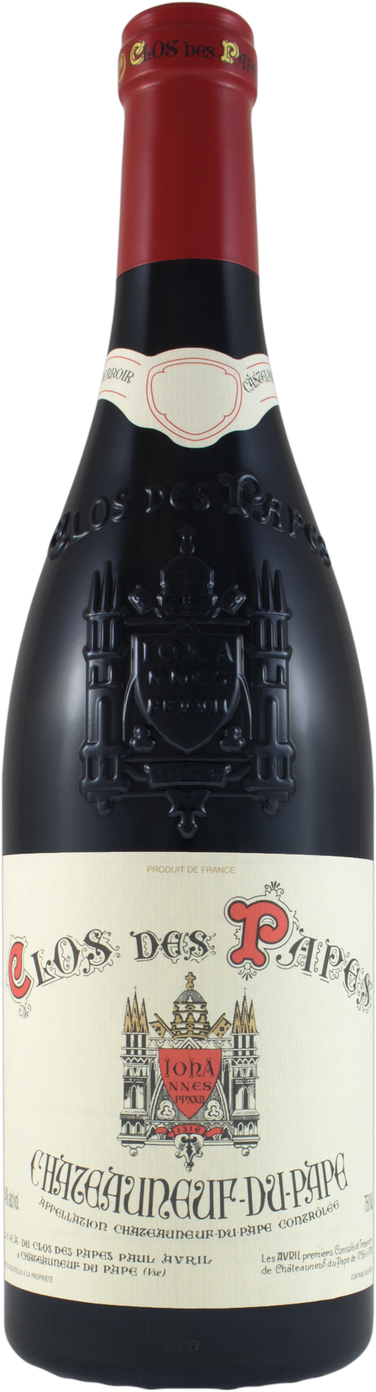 Clos des Papes Chateauneuf-du-Pape 2021  Front Bottle Shot