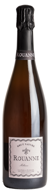 Chateau de Rouanne Brut Nature Rose 2022  Front Bottle Shot