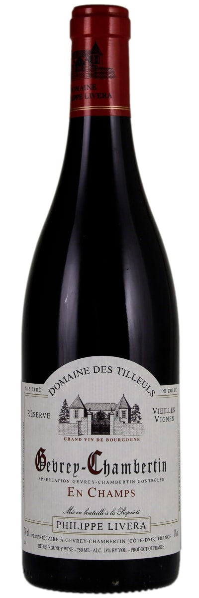 Philippe Livera Gevrey-Chambertin En Champs 2022  Front Bottle Shot