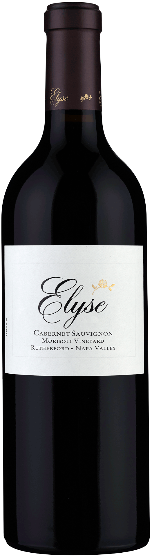Elyse Morisoli Vineyard Cabernet Sauvignon 2017  Front Bottle Shot