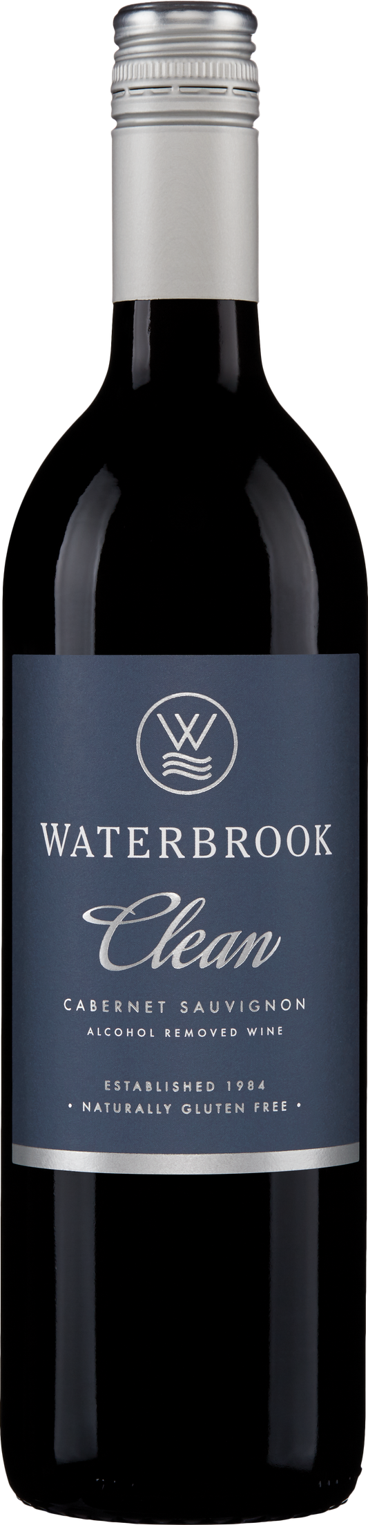 Waterbrook Clean Cabernet Sauvignon (Non-Alcoholic)  Front Bottle Shot