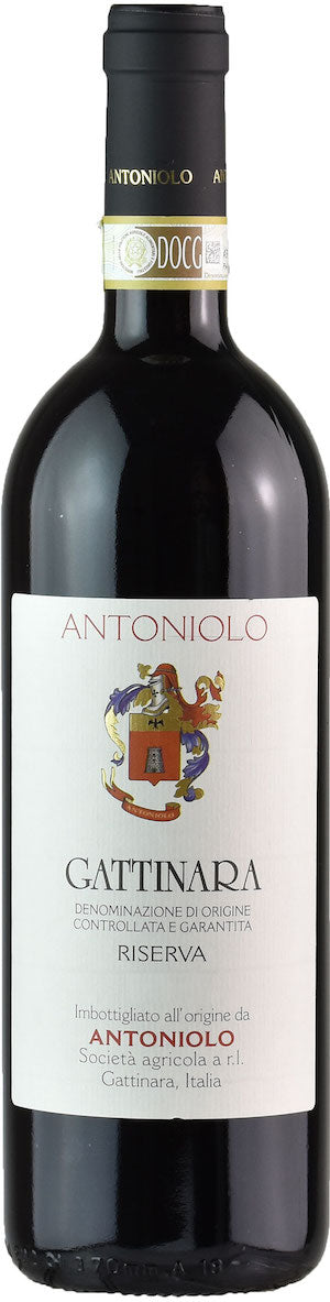 Antoniolo Le Castelle Gattinara Riserva 2018  Front Bottle Shot