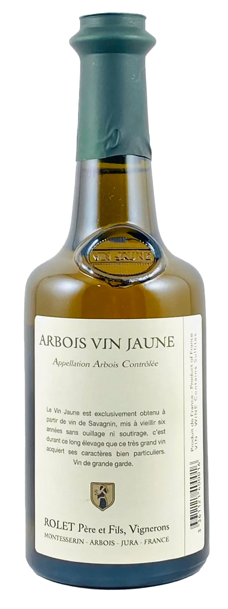 Domaine Rolet Arbois Vin Jaune (375ML half-bottle) 2016  Front Bottle Shot