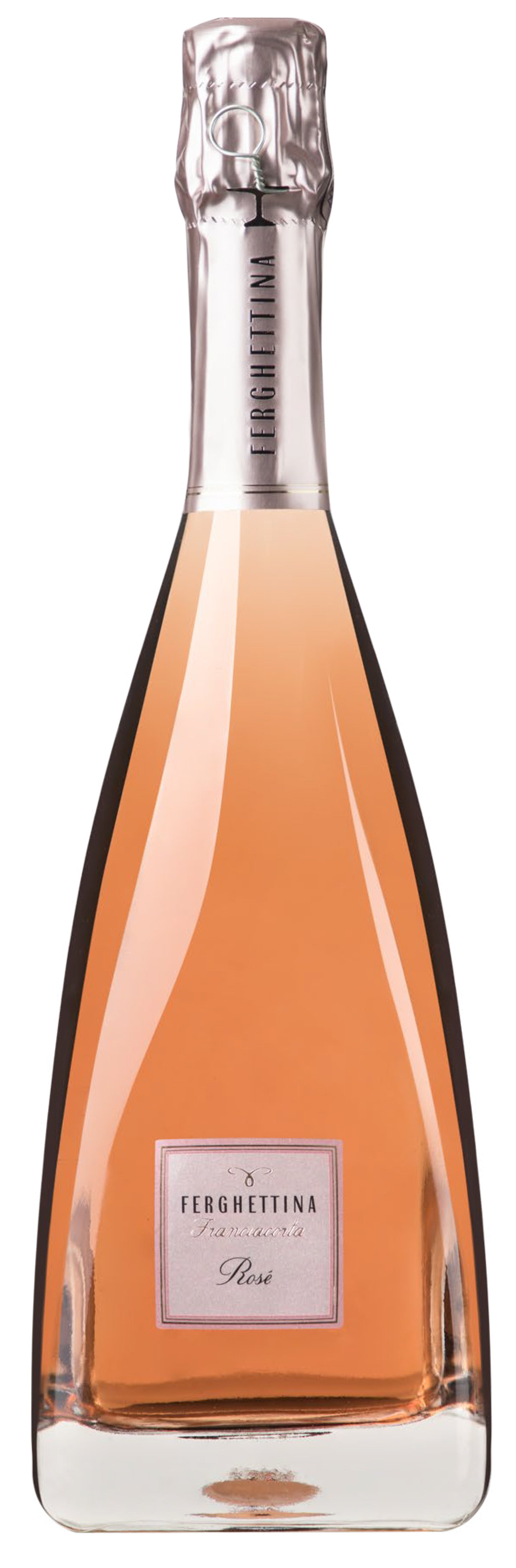 Ferghettina Franciacorta Rose 2020  Front Bottle Shot