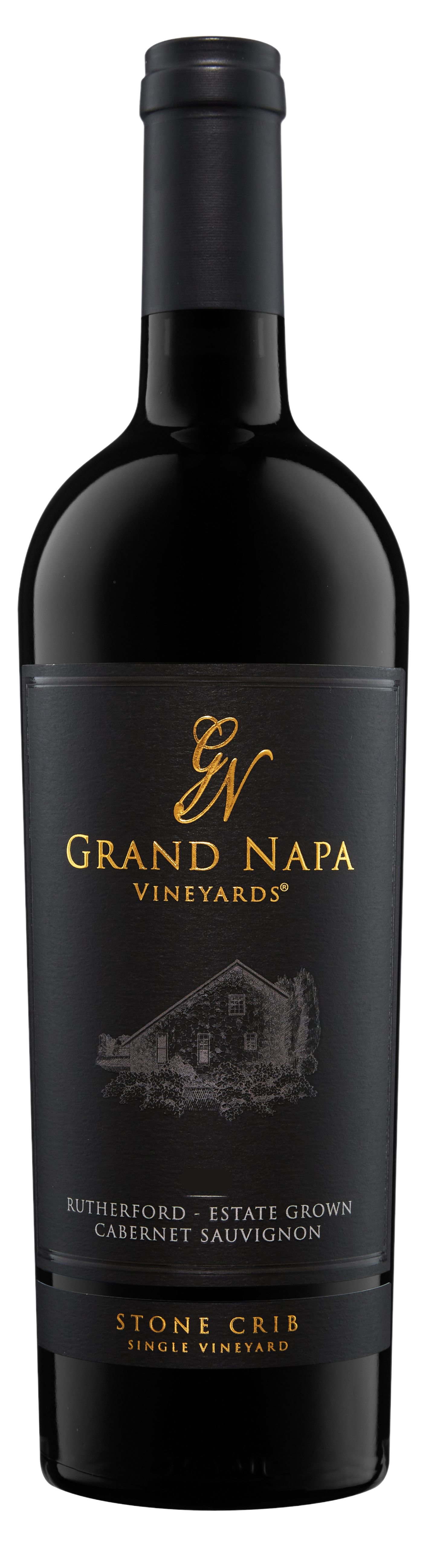 Grand Napa Vineyards Stone Crib Estate Cabernet Sauvignon 2019  Front Bottle Shot