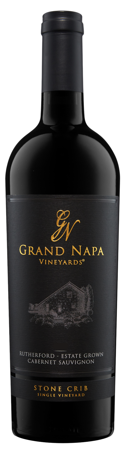 Grand Napa Vineyards Stone Crib Estate Cabernet Sauvignon 2019  Front Bottle Shot