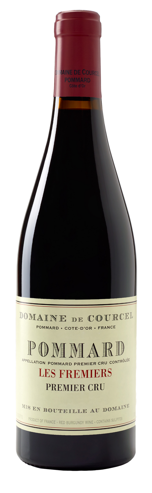 Domaine de Courcel Pommard Les Fremiers Premier Cru 2017  Front Bottle Shot