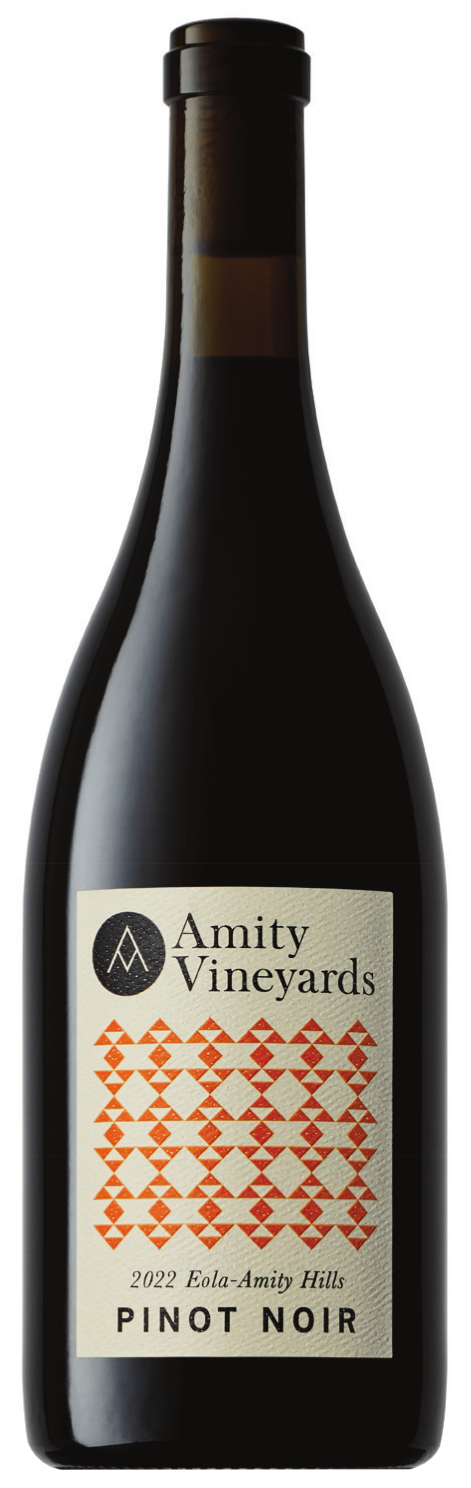 Amity Eola-Amity Hills Pinot Noir 2022  Front Bottle Shot