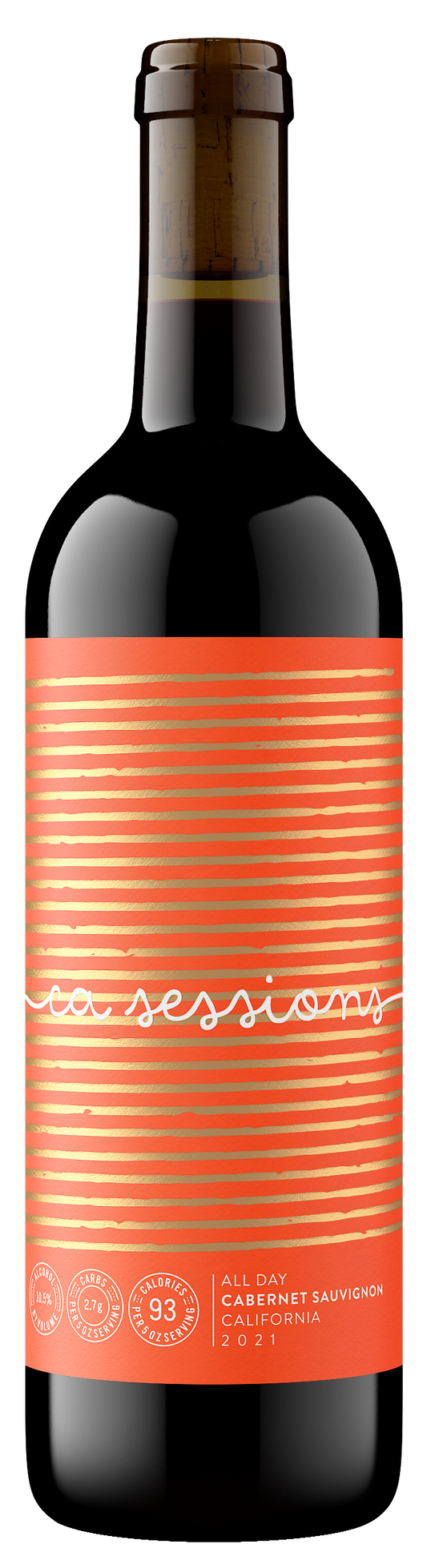 Rutherford Wine Company CA Sessions All Day Cabernet Sauvignon 2021  Front Bottle Shot