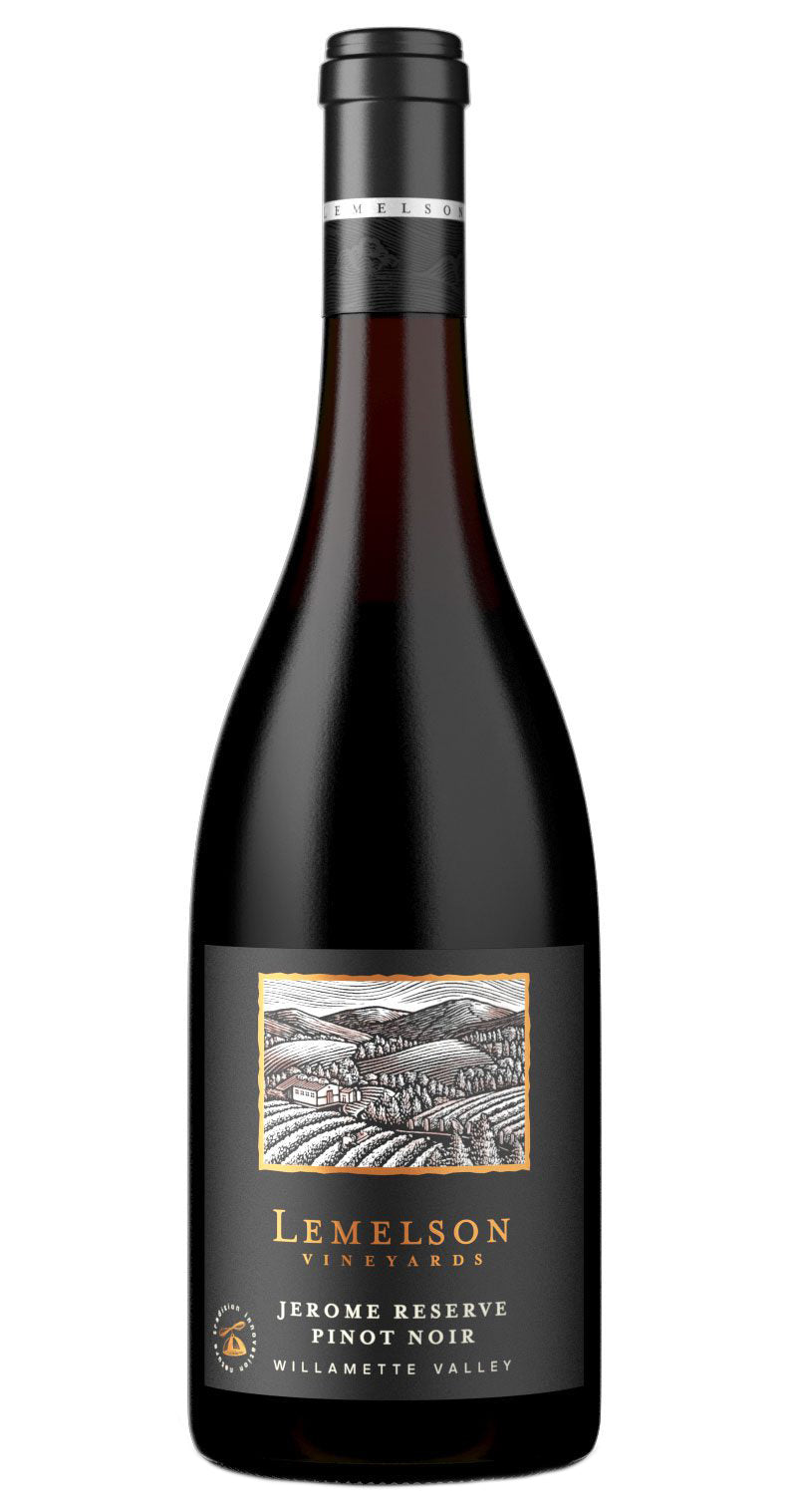 Lemelson Jerome Reserve Pinot Noir 2019  Front Bottle Shot