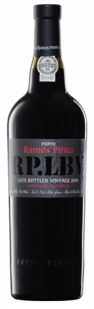 Ramos Pinto Late Bottled Vintage Port 2018  Front Bottle Shot