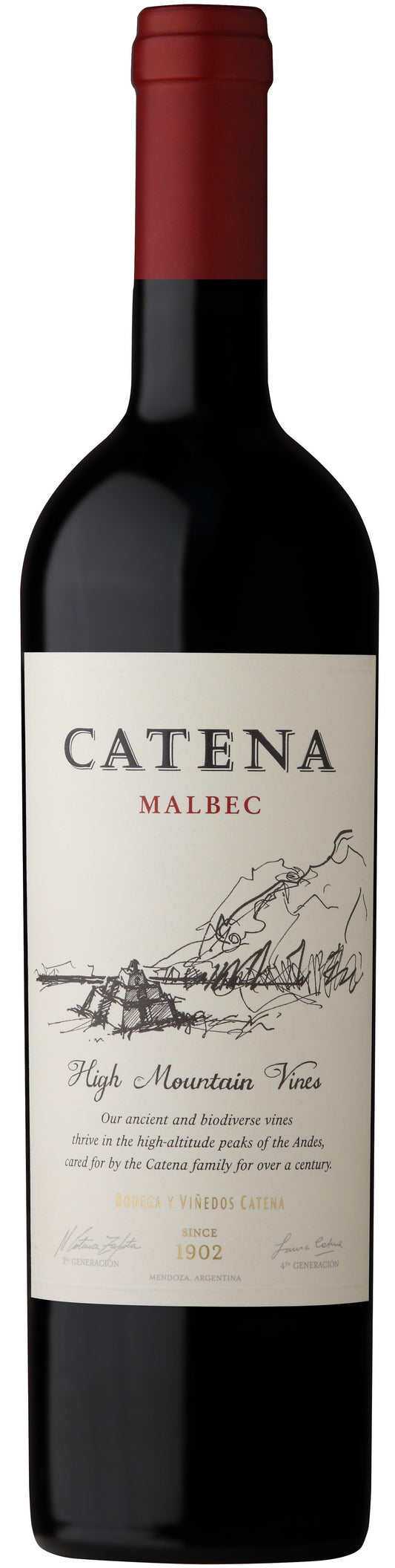 Catena Malbec 2022  Front Bottle Shot